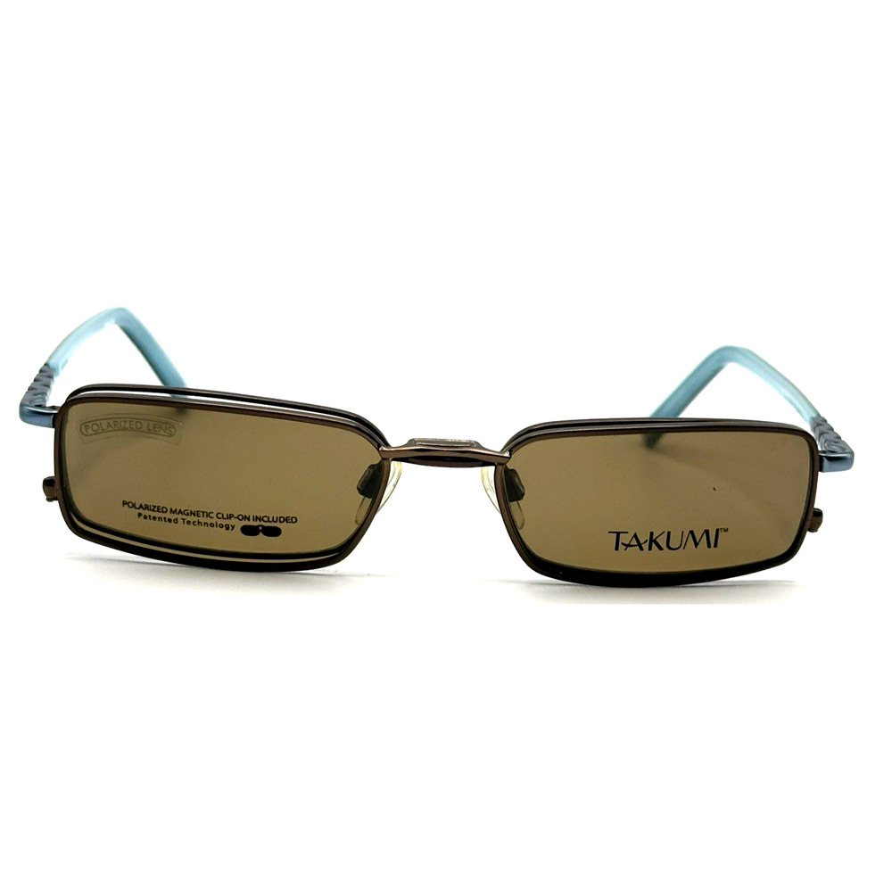 TAKUMI T9657 BRONZE/BLUE EYEGLASSES SUNGLASSES FRAMES 51-17-135